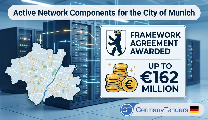 City of Munich Secures Major Framework for Active Network Components (2027-2030)