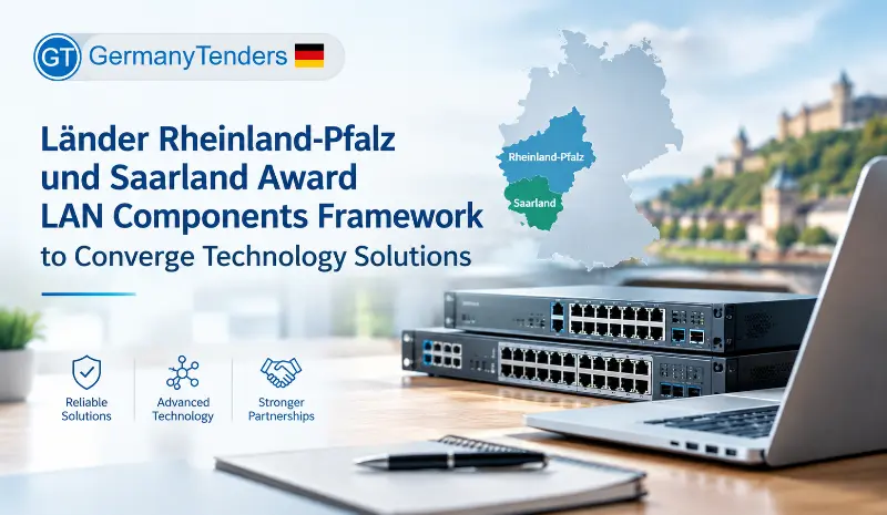 Länder Rheinland-Pfalz und Saarland Award LAN Components Framework to Converge...