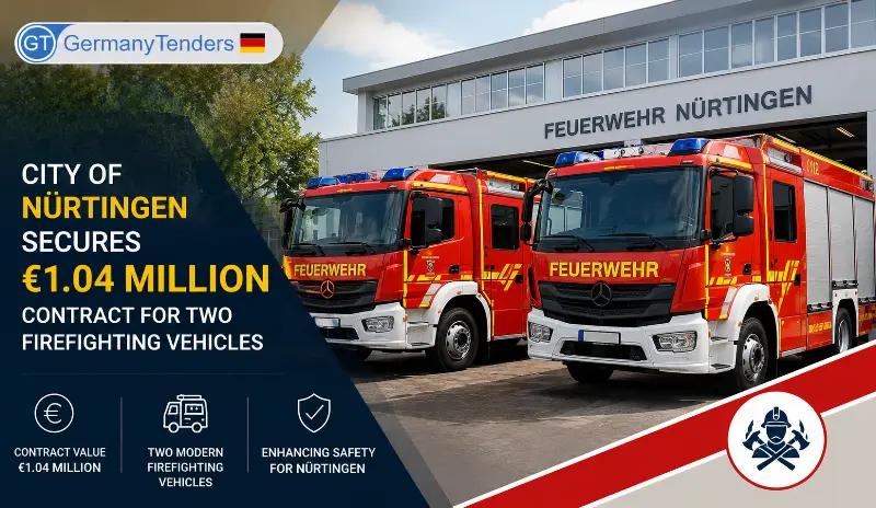 City of Nürtingen Secures €1.04 Million Contract for Two Firefighting Vehicles