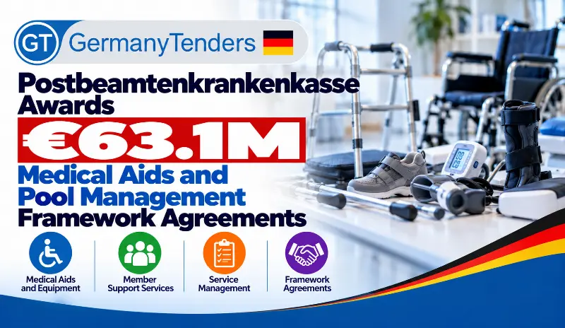 Postbeamtenkrankenkasse Awards €63.1M Medical Aids and Pool Management Framework Agreements