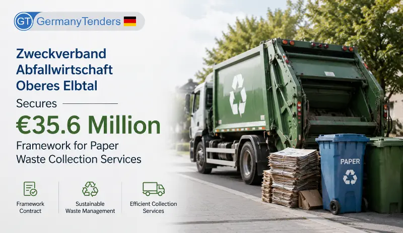 Zweckverband Abfallwirtschaft Oberes Elbtal Secures €35.6 Million Framework for Paper Waste Collection Services