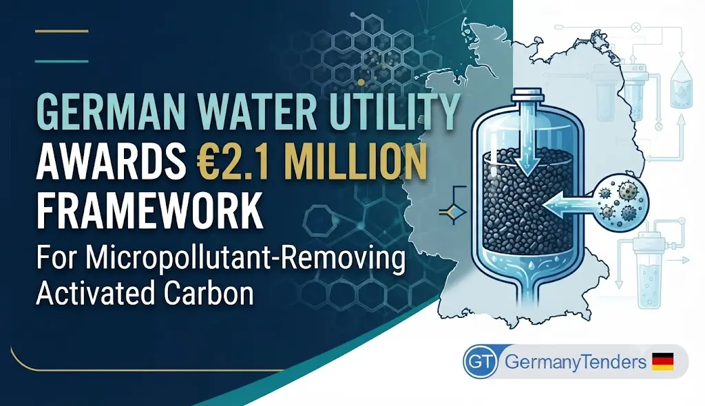 German Water Utility Locks In €2.1 Million Framework for Micropollutant-Removing Activated Carbon