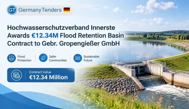 Hochwasserschutzverband Innerste Awards €12.34M Flood Retention Basin...