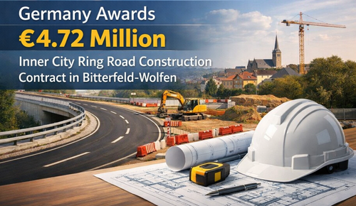 Germany Awards €4.72 Million Inner City Ring Road Construction Contract in Bitterfeld-Wolfen