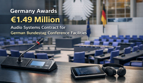 Germany Awards €1.49 Million Audio Systems Contract for German Bundestag Conference Facilities