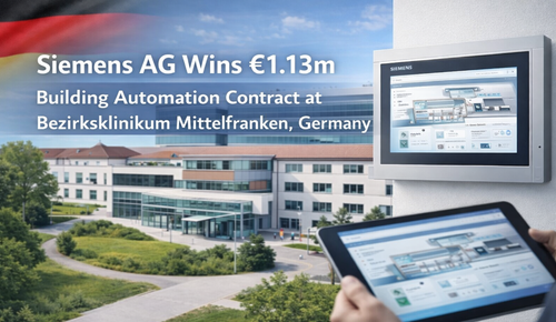 Siemens AG Wins €1.13m Building Automation Contract at Bezirksklinikum Mittelfranken, Germany