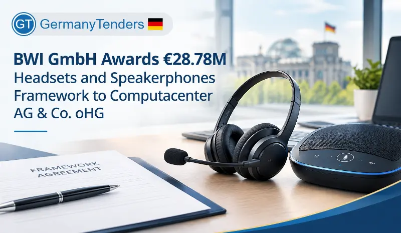 BWI GmbH Awards €28.78M Headsets and Speakerphones Framework to Computacenter...